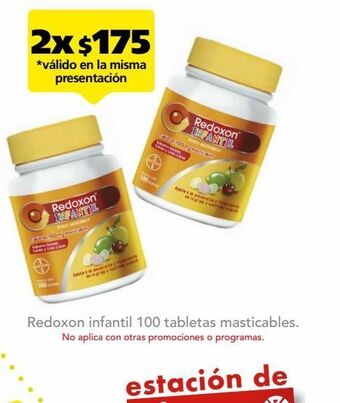 Farmacia San Pablo Redoxon infantil 100 tableta oferta