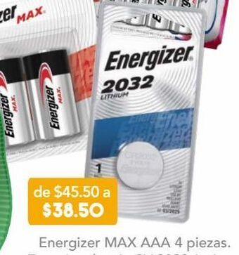 Farmacia San Pablo Energizer pilas botón 2032 1 pieza oferta