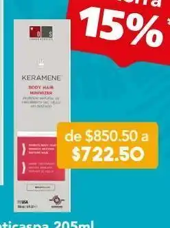 Farmacia San Pablo Ds keraméne crema inhibidora de vello corporal 200 ml oferta