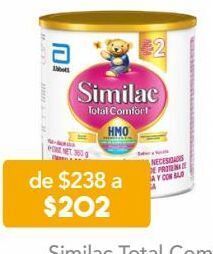 Farmacia San Pablo Similac total comfort etapa 2 fórmula infantil para niños de 1 a 3 años con hmo 360 g oferta