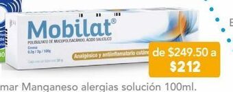 Farmacia San Pablo Mobilat 50 g crema tubo ester polisulfúrico mucopolisa 0.2 g oferta