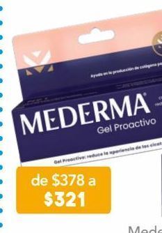 Farmacia San Pablo Mederma gel proactivo reduce la apariencia de las cicatrices 20 g gel oferta