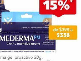 Farmacia San Pablo Mederma pm crema intensiva de noche reduce la apariencia de las cicatrices 20 g oferta