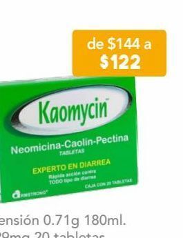 Farmacia San Pablo Kaomycin con neomicina 20 tableta oferta
