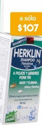 Farmacia San Pablo Herklin shampoo 60 ml oferta