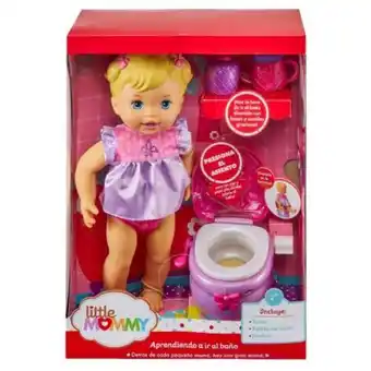 Muñeca little mommy aprendiendo a ir al baño