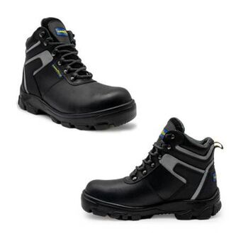 Sam's Club Bota industrial para caballero goodyear  talla 28 negro oferta