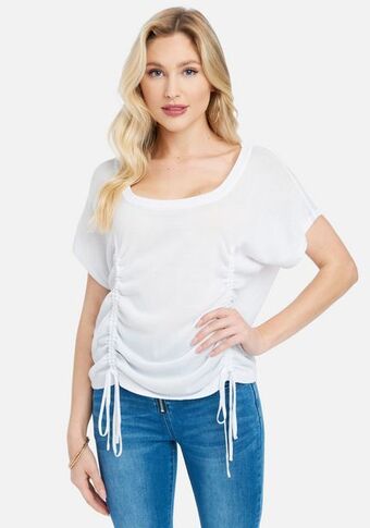 Bebe Double draw string top oferta