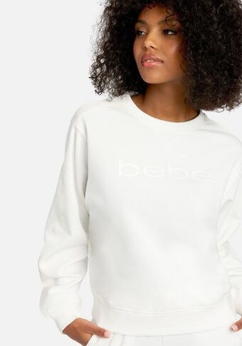 Bebe Bebe logo satin tape sweatshirt oferta