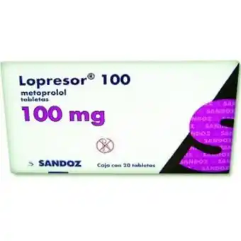 Lopresor 100mg tab c/2