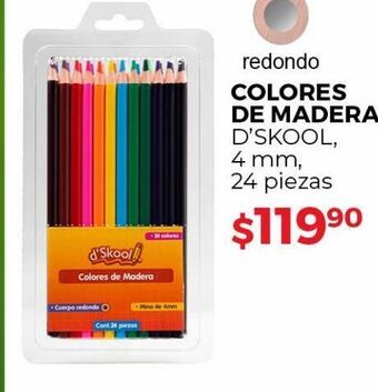 DelSol Colores de madera d'skool oferta