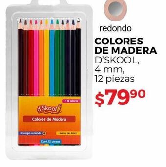 DelSol Colores de madera d'skool oferta