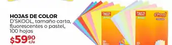 DelSol Hojas de color d'skool oferta