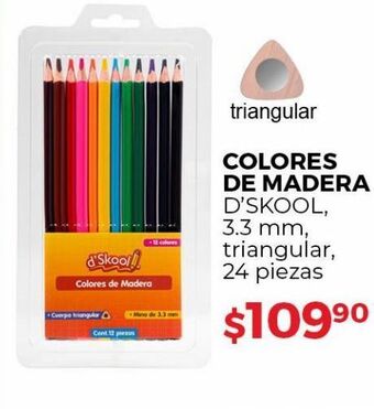 DelSol Colores de madera d'skool oferta