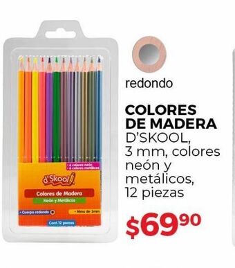 DelSol Colores de madera d'skool oferta