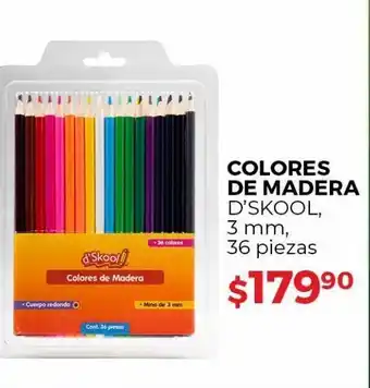 DelSol Colores de madera d'skool oferta