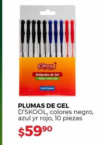 DelSol Plumas de gel d'skool oferta