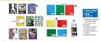Walmart Cuadernos pen + gear oferta