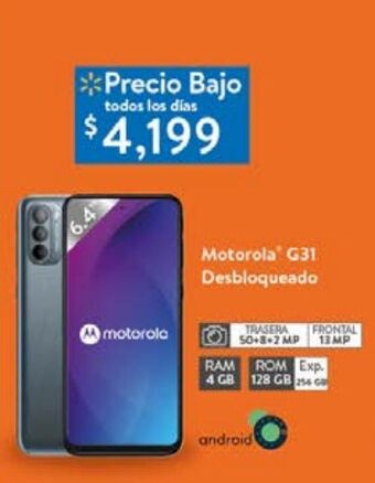 Walmart Motorola g31 oferta