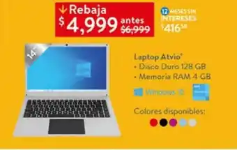 Walmart Laptop atvio oferta