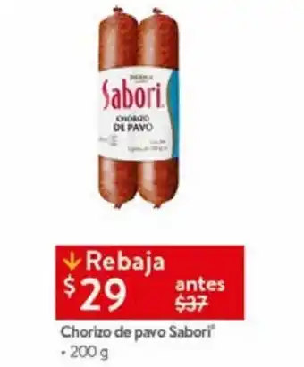 Chorizo de pavo sabori 200g