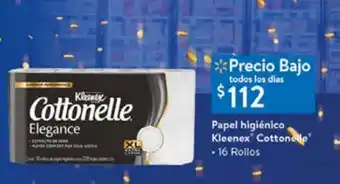 Walmart Papel higiénico kleenex 16 rollos oferta