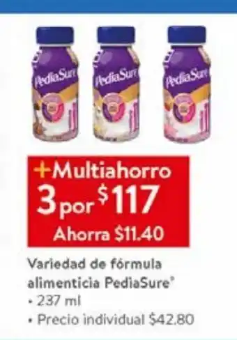 Variedad de fórmula alimenticia pediasure 237ml