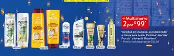 Walmart Variedad de shampoo, acondicionador o crema para peinar pantene oferta