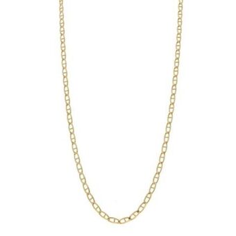 Nacional Monte de Piedad Collar eslabón nudo marino en oro amarillo 14 kilates. oferta
