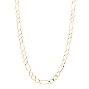 Nacional Monte de Piedad Collar de tres eslabones por uno en oro amarillo 14 kilates. oferta