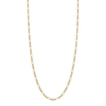 Nacional Monte de Piedad Collar de tres eslabones por uno en oro tres tonos 14 kilates. oferta