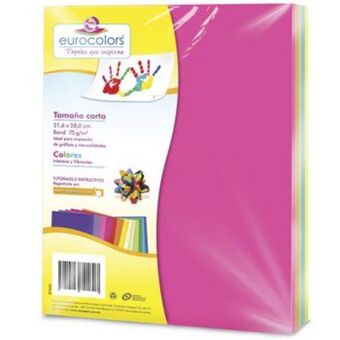 Papel eurocolors arcoíris tamaño carta