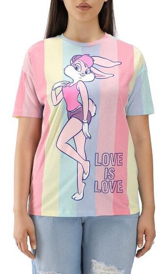 Playera manga corta looney tunes