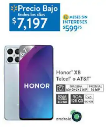 Honor X8 Telcel AT&T