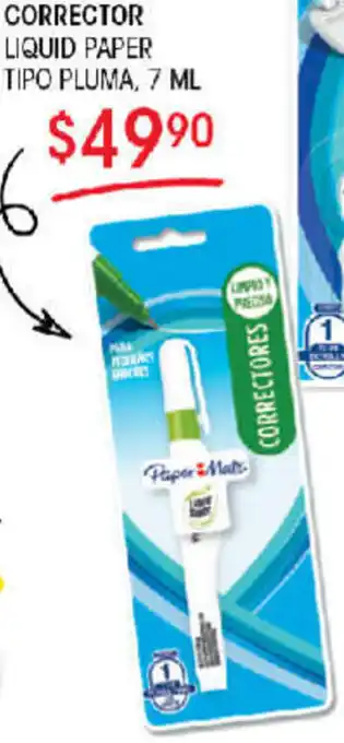 Corrector Liquid Paper Tipo Pluma 7ml