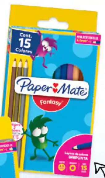 Lápices de Colores Fantasy Unipunta, 15 Piezas