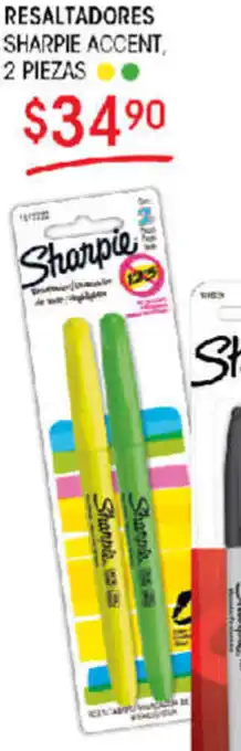 Resaltadores Sharpie Accent 2 Piezas