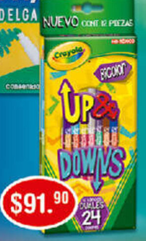 Crayola Super Tips Up & Downs
