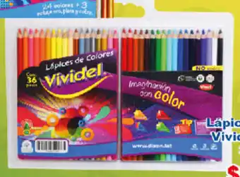 DelSol Lápices de Colores Vividel Clamshell 36 Piezas oferta