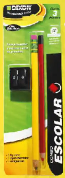 Set Lápiz de Grafito + Checador + Sacapuntas