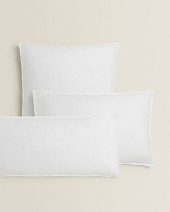 ZARA HOME (160 g/m²) funda de almohada lino lavado oferta
