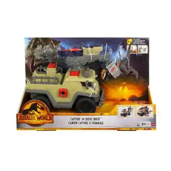 Juguetibici Jurassic world dominion - camión captura dinosaurios gwd66 oferta