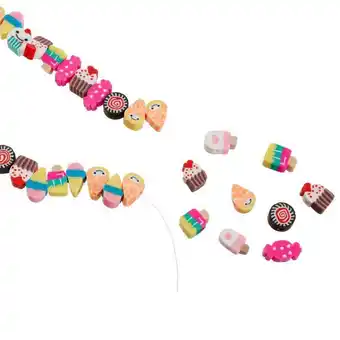 Cuentas dulces/paletas 10mm hilo 40cm (aprox 45pz)