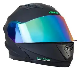 Muebles América Casco axus evotech abatible doble visor negro mate xl oferta