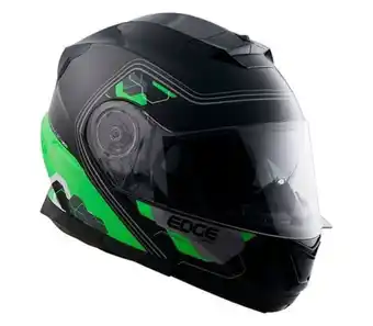 Muebles América Casco edge jet 2 m4 abatible verde extra grande oferta
