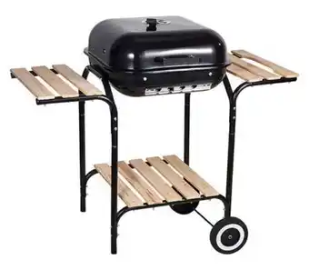 Muebles América Asador kuk negro super oferta