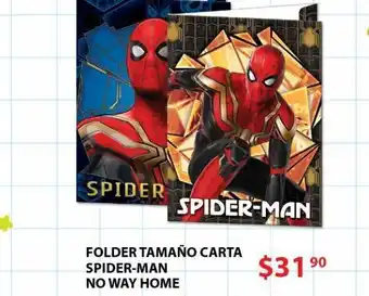 Folder tamaño carta spider man