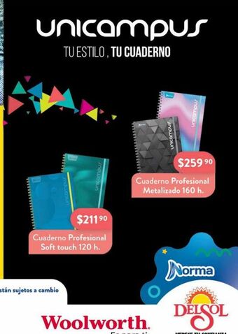 DelSol Cuaderno oferta