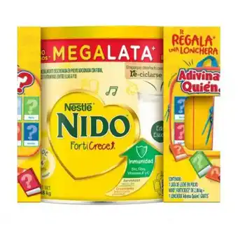 Sam's Club Leche en polvo nido forticrece 2.88 kg + 1 lonchera oferta