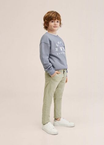 Mango Pantalón chino algodón oferta